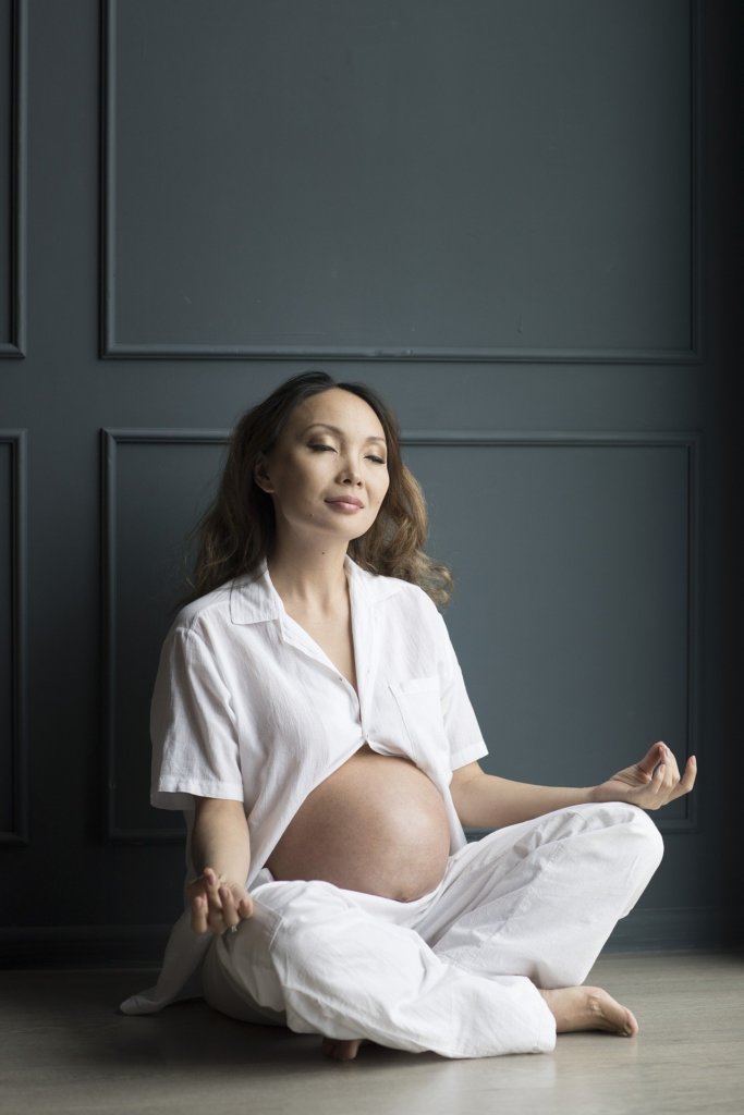 妊婦の瞑想