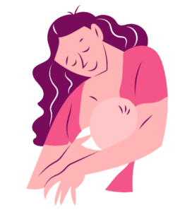 授乳イラスト